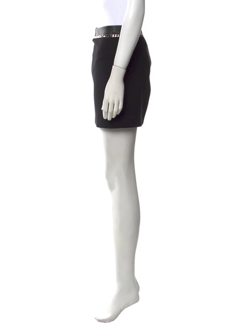 Sandro Chain-Link Accents Mini Skirt