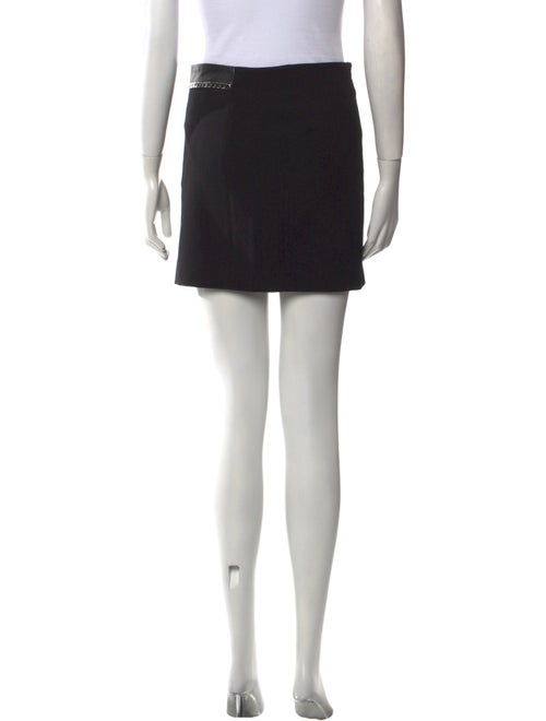 Sandro Chain-Link Accents Mini Skirt