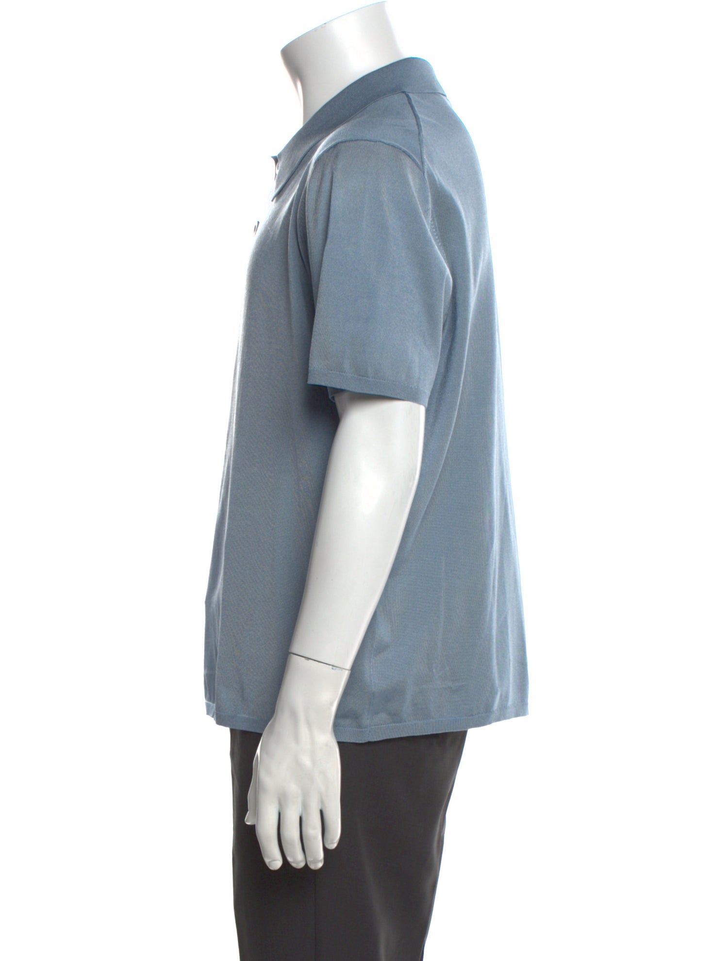 Sandro Collar Short Sleeve Polo Shirt