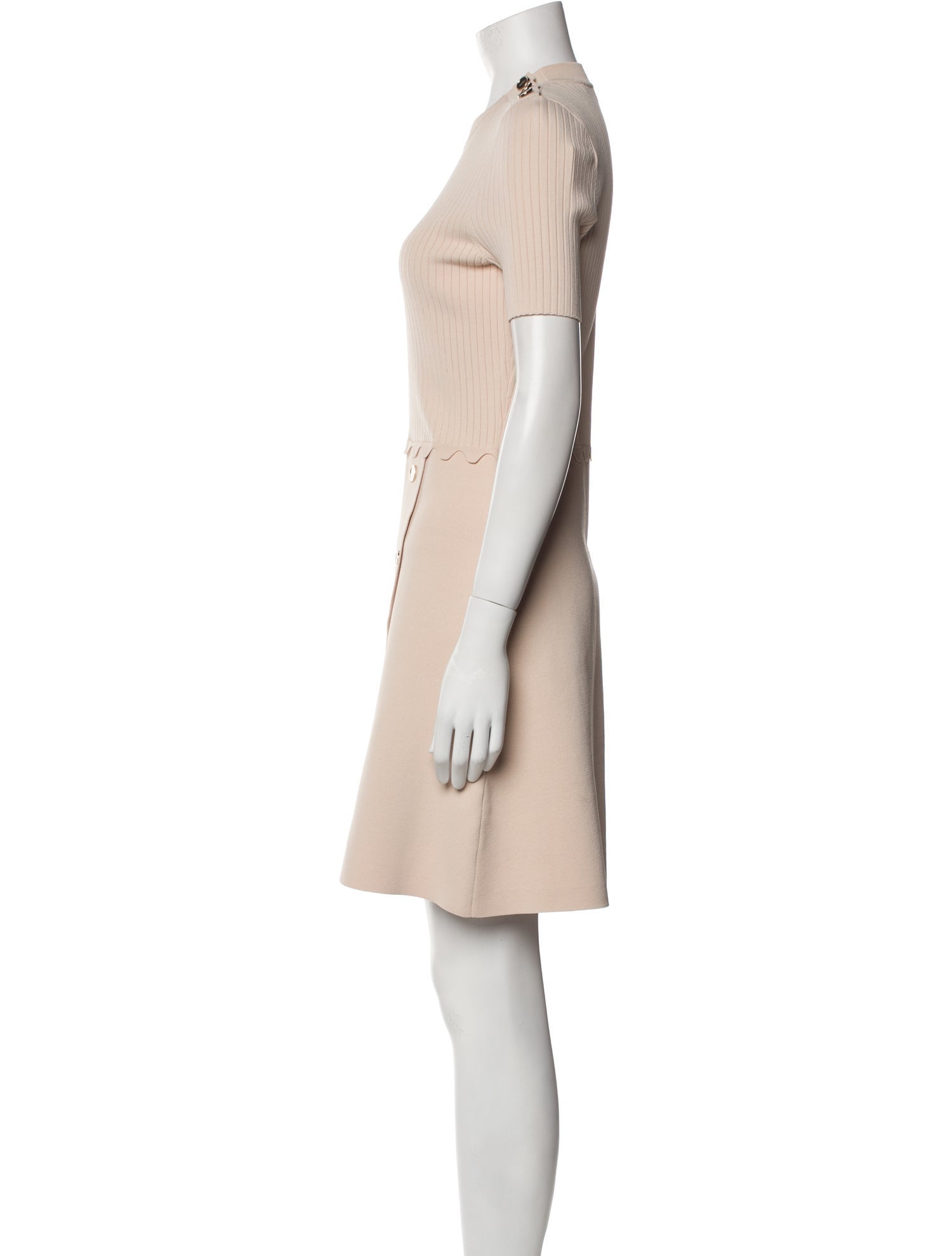 Sandro Crew Neck Mini Dress