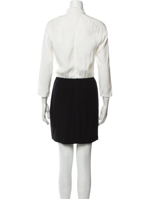 Sandro Colorblock Pattern Mini Dress