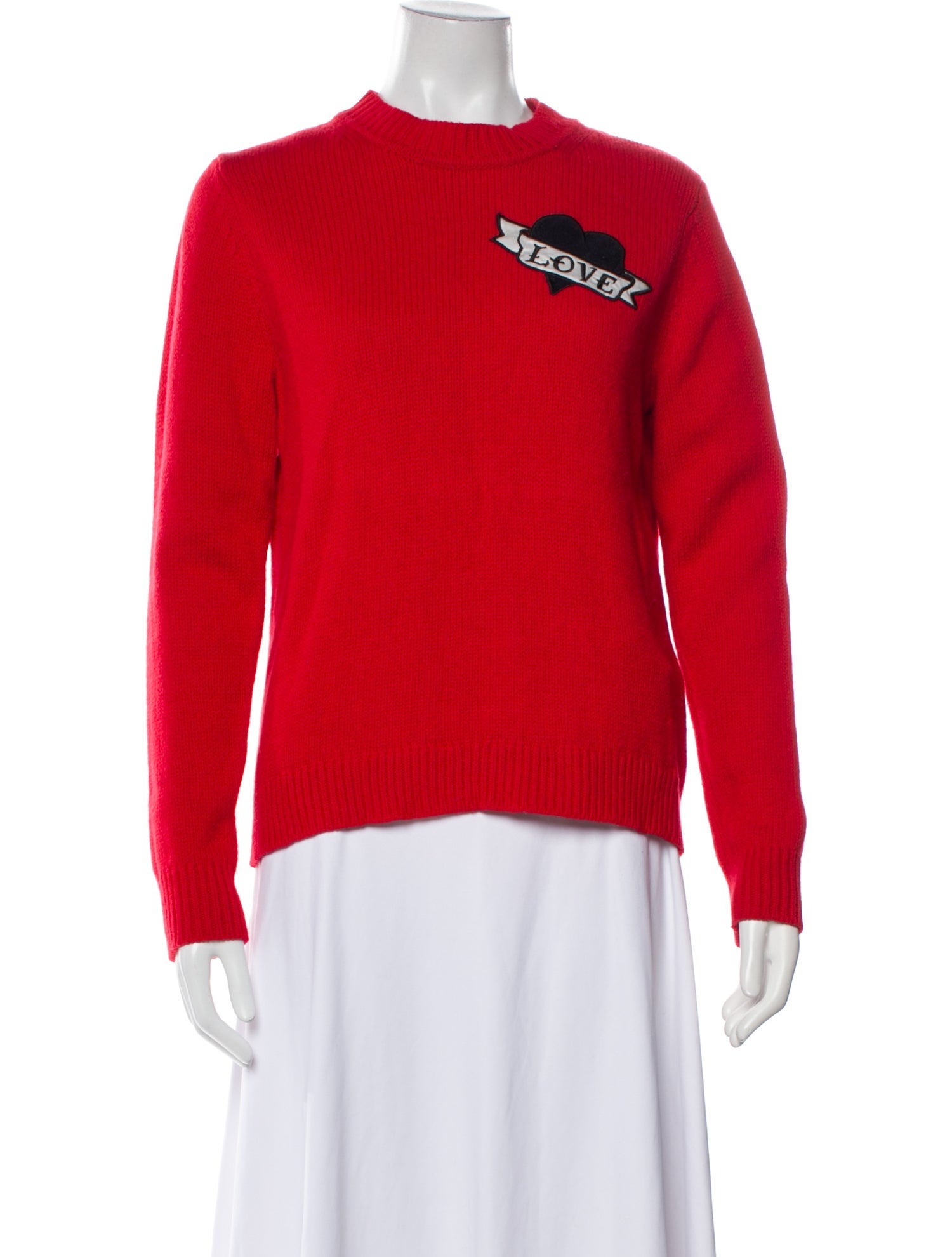 Sandro Wool Crew Neck Sweater