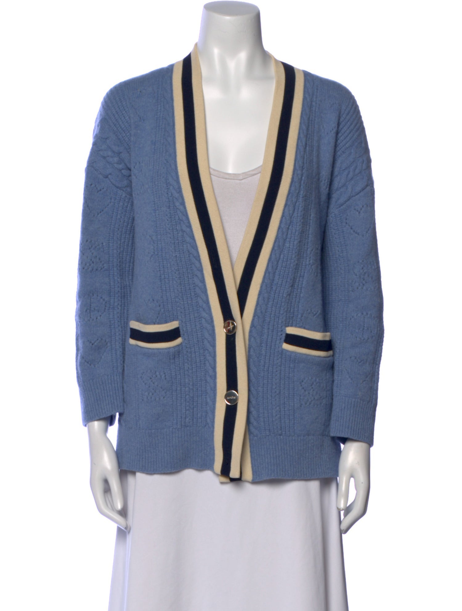 Sandro Wool Striped Sweater