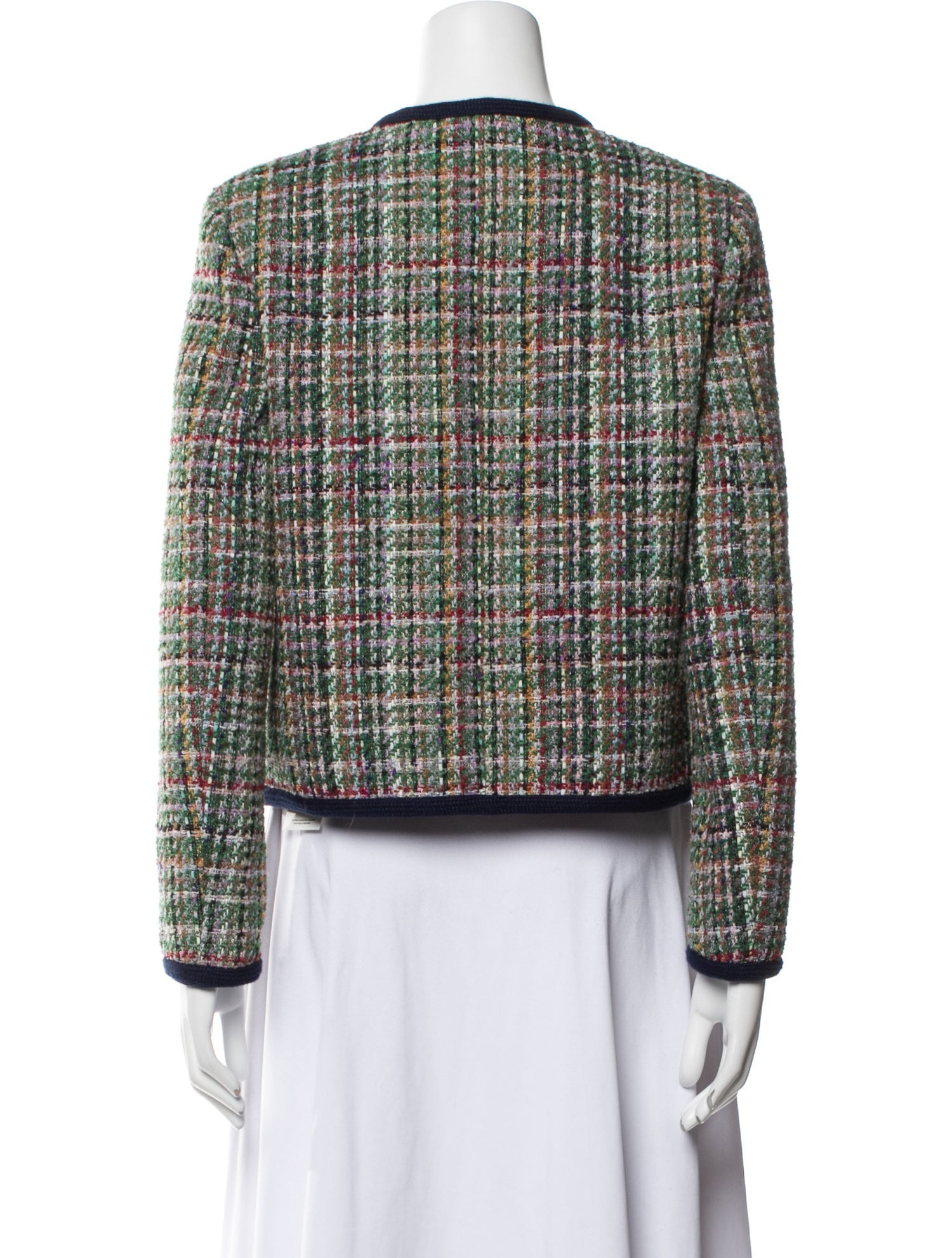 Sandro Tweed Pattern Evening Jacket