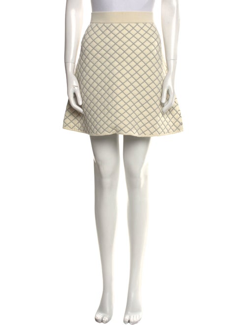 Sandro Plaid Print Mini Skirt