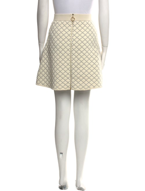 Sandro Plaid Print Mini Skirt