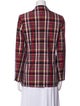 Sandro Plaid Print Blazer