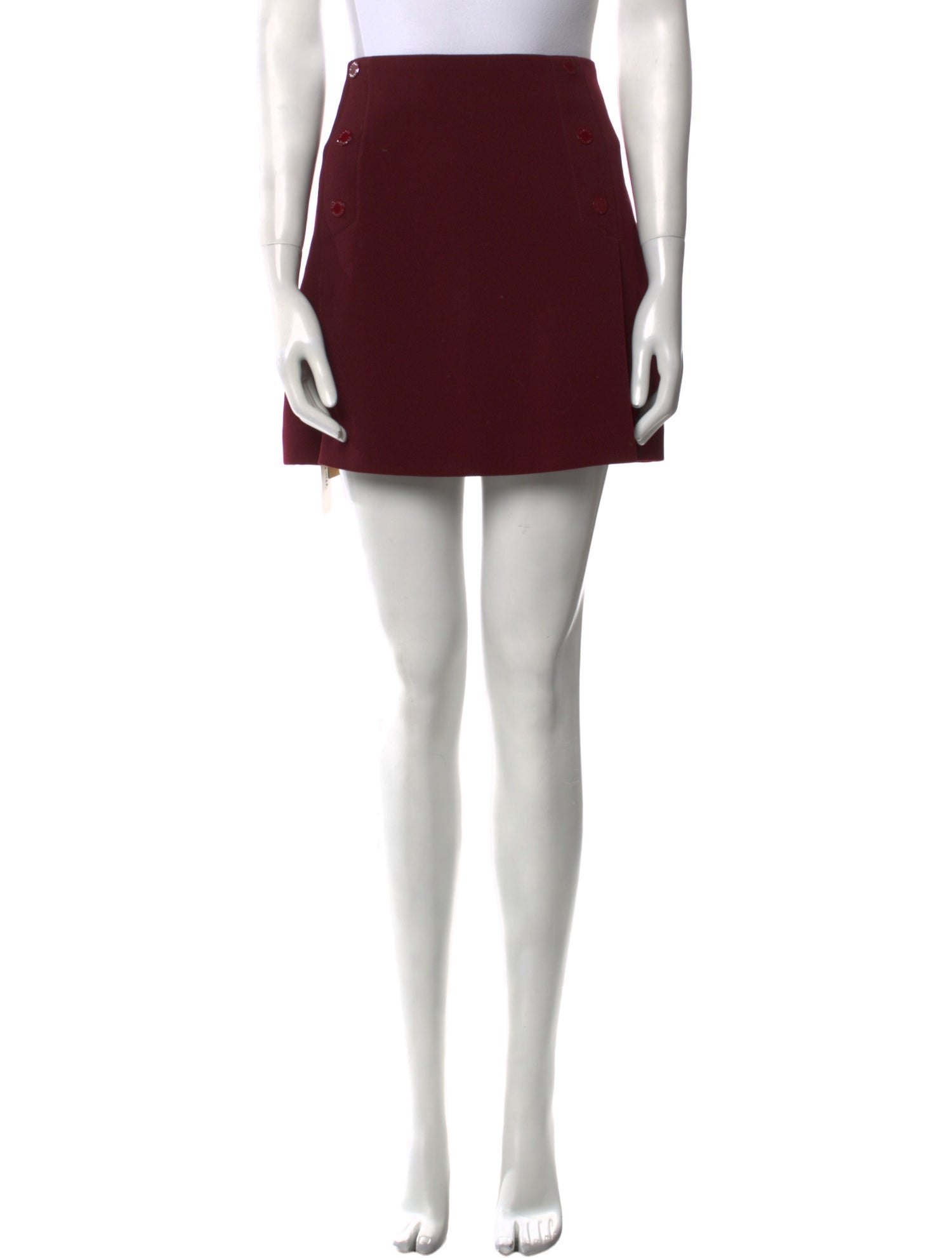 Sandro Pleated Accents Mini Skirt w/ Tags