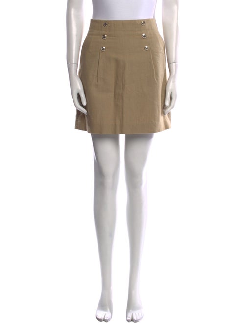 Sandro Pleated Accents Mini Skirt