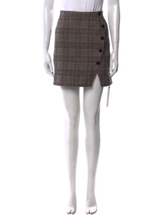 Sandro Wool Mini Skirt