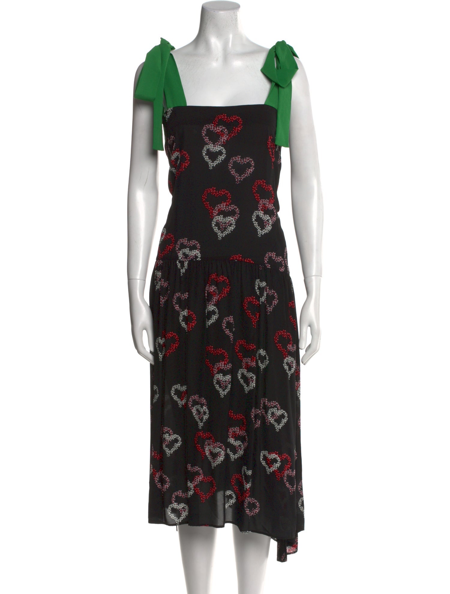 Sandro Floral Print Long Dress