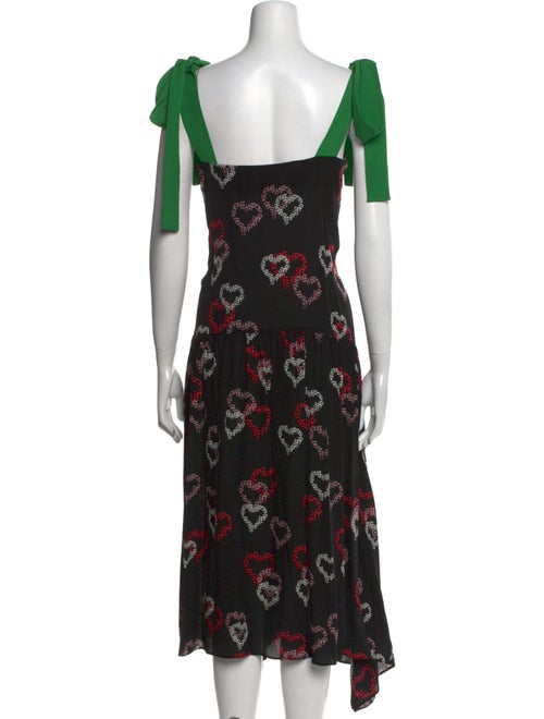 Sandro Floral Print Long Dress