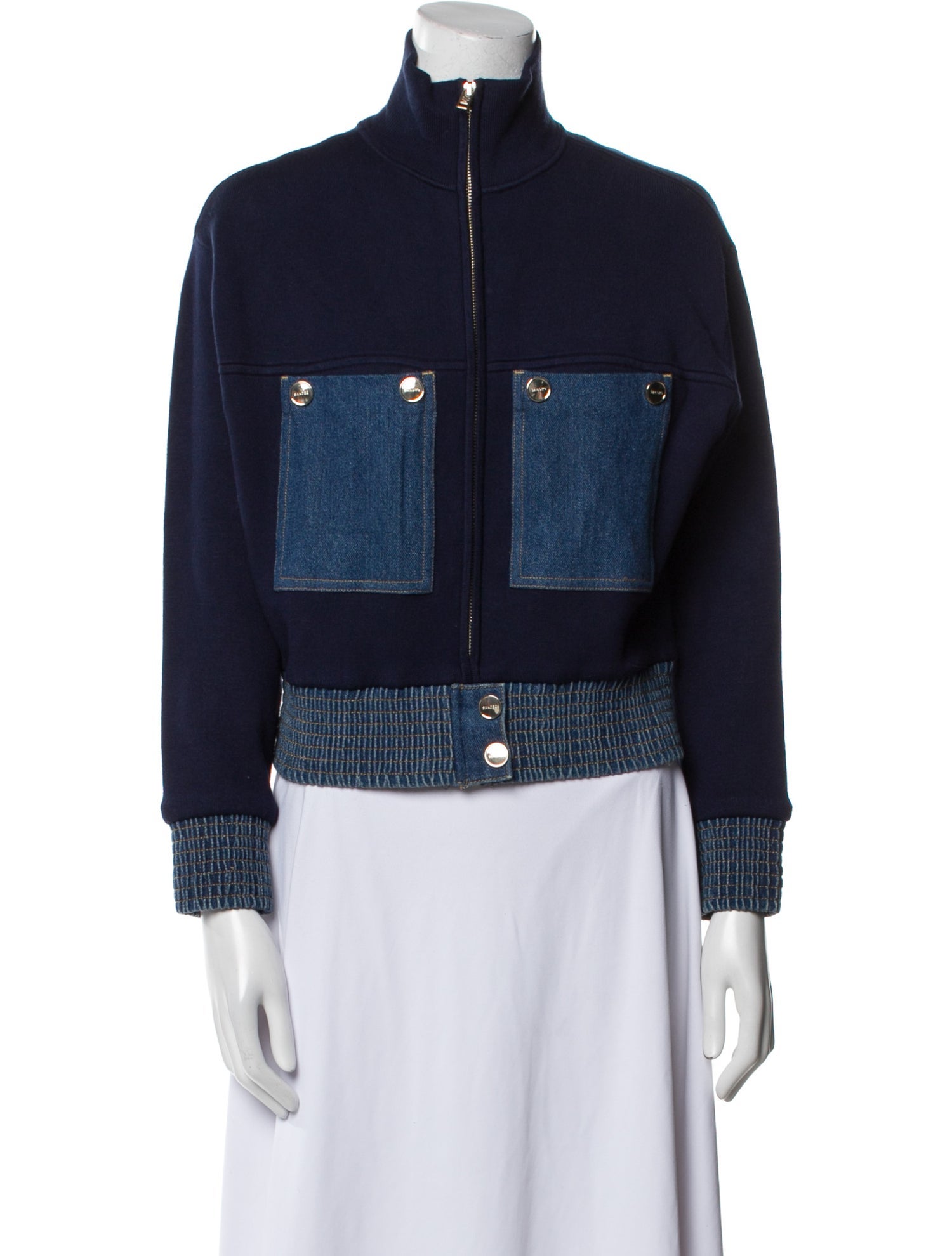 Sandro Tweed Pattern Jacket