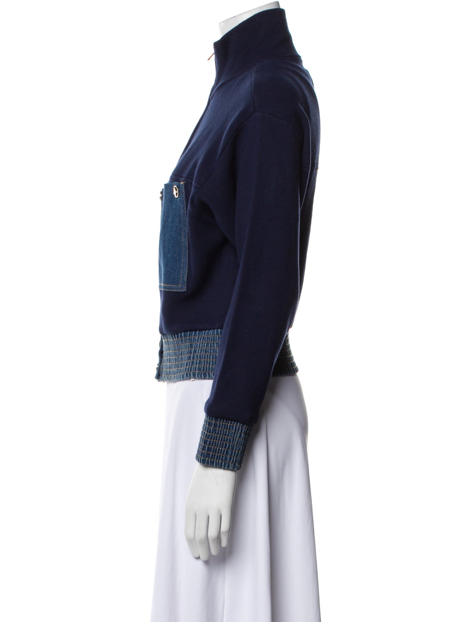 Sandro Tweed Pattern Jacket