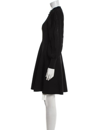 Sandro Mock Neck Mini Dress