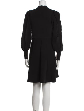 Sandro Mock Neck Mini Dress