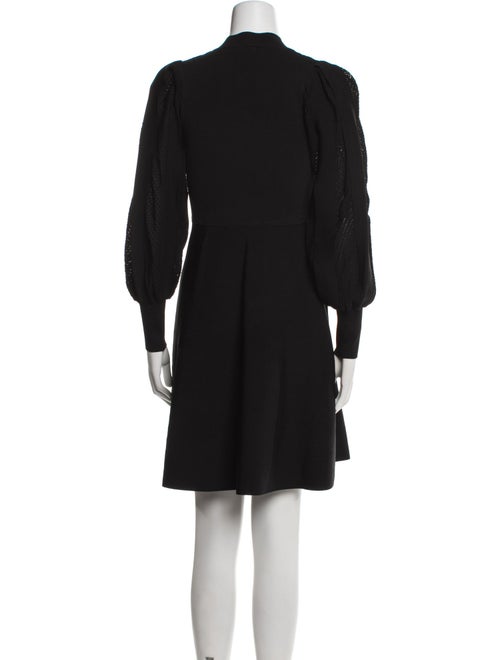 Sandro Mock Neck Mini Dress