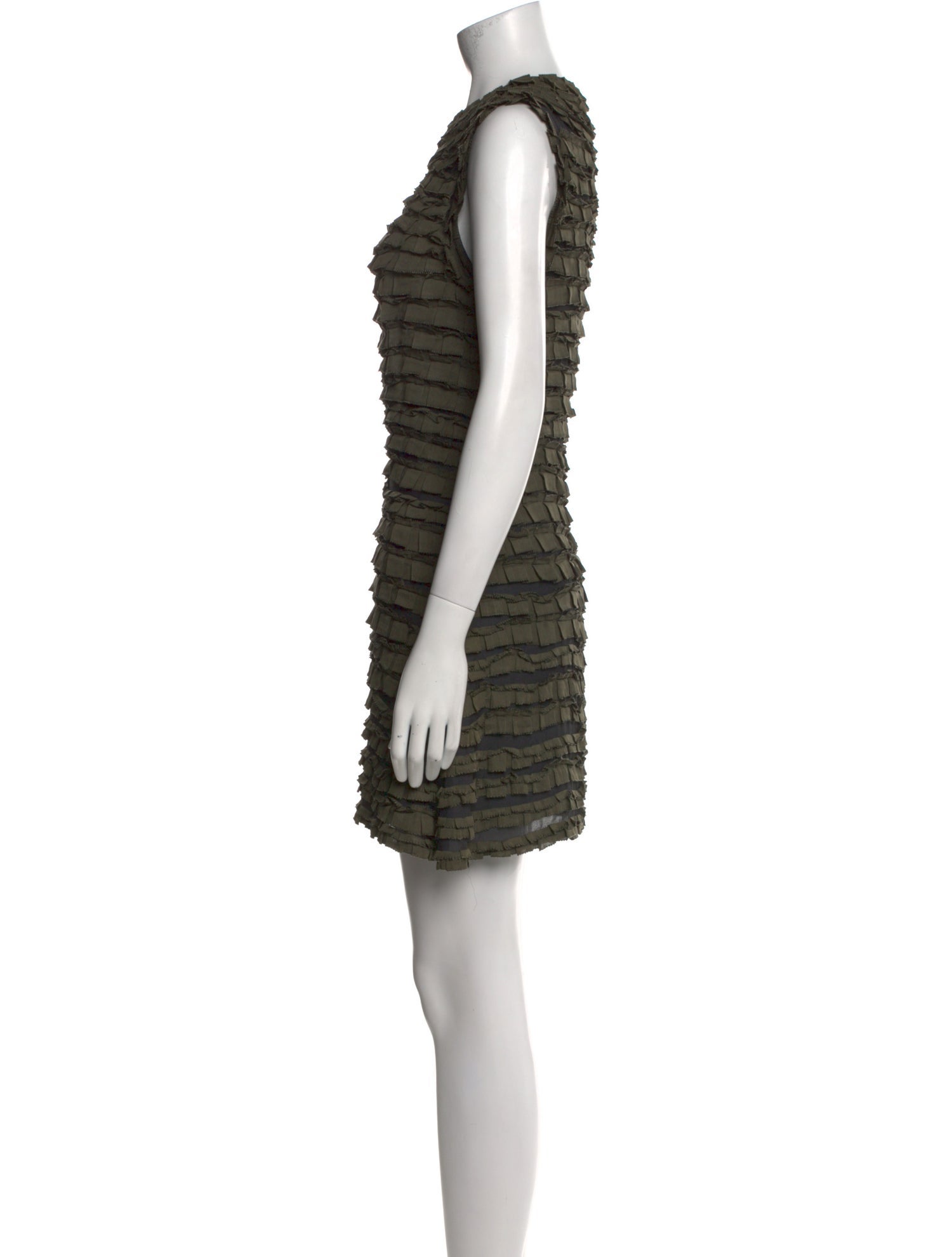 Sandro Crew Neck Mini Dress