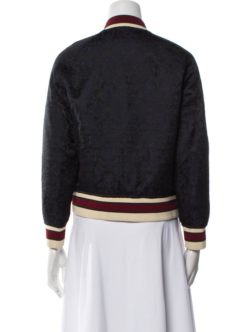 Sandro Graphic Print Bomber Jacket