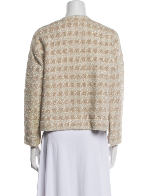 Sandro Tweed Pattern Evening Jacket