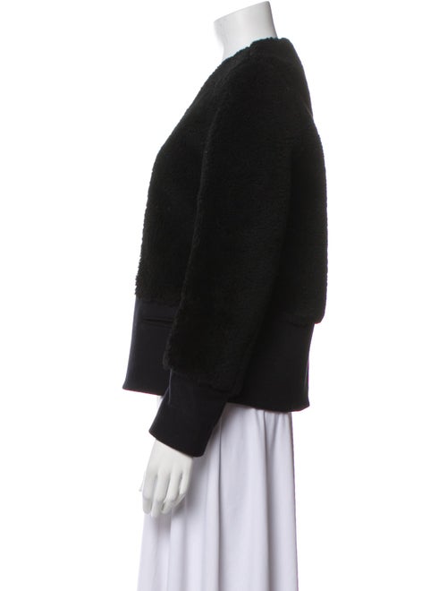 Sandro Wool Fur Jacket