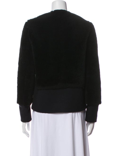 Sandro Wool Fur Jacket