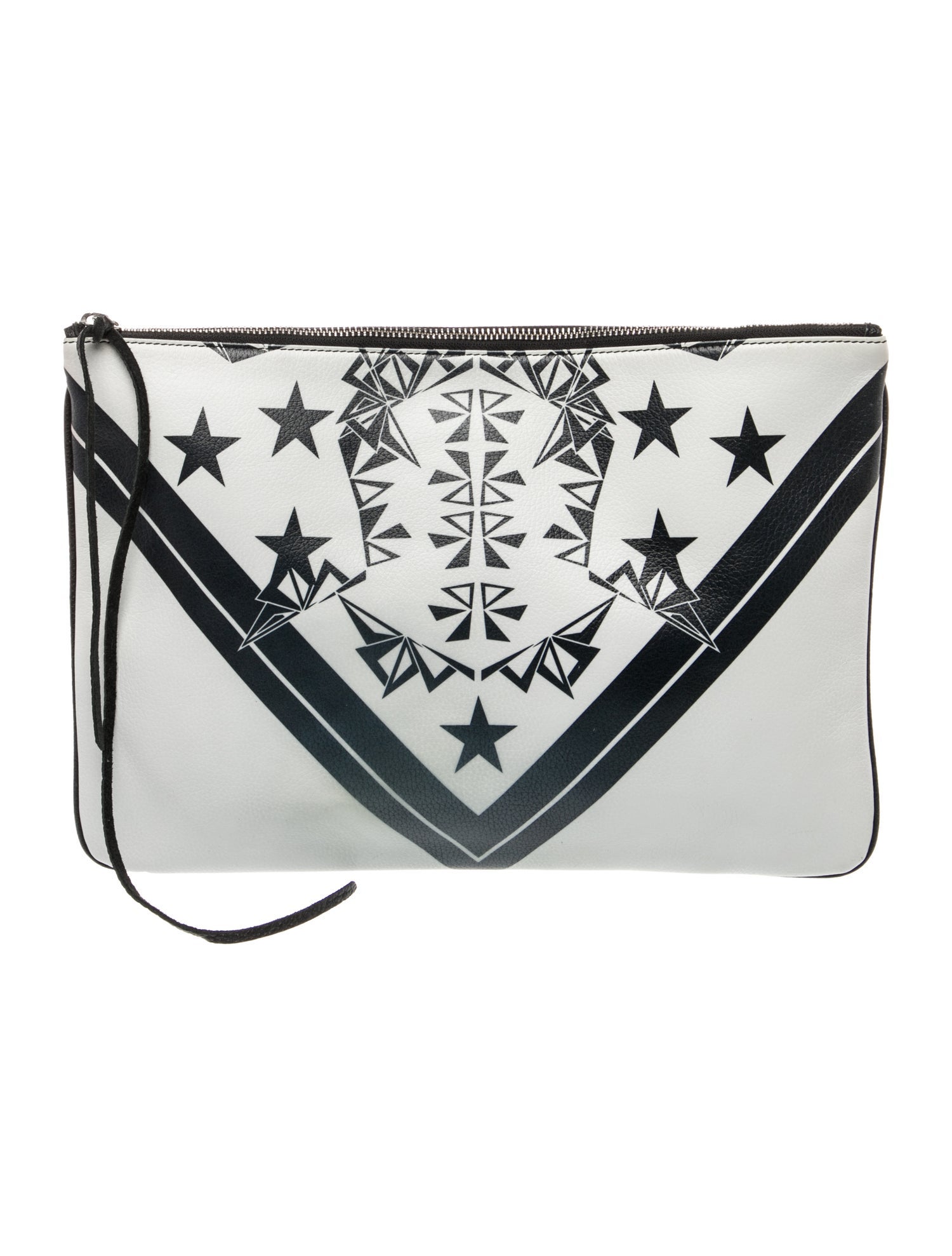 Sandro Leather Clutch