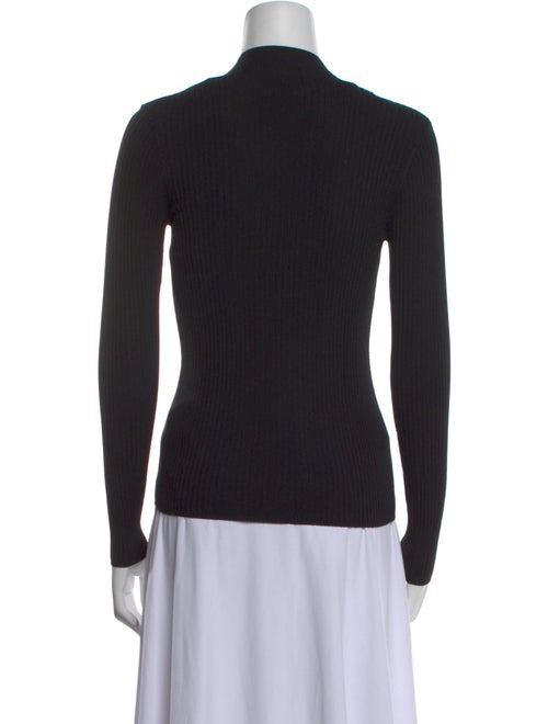 Sandro V-Neck Long Sleeve Top