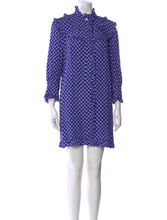 Sandro Polka Dot Print Mini Dress