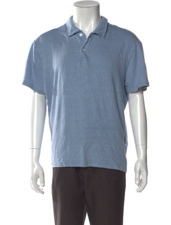 Sandro Linen Collar Polo Shirt