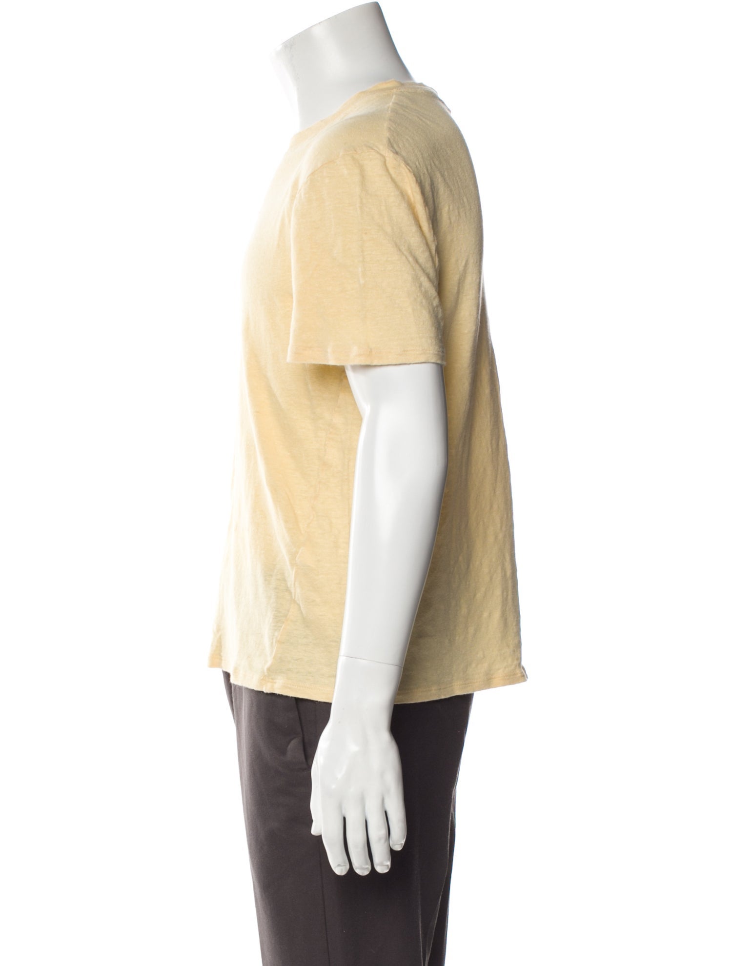 Sandro Linen Crew Neck T-Shirt