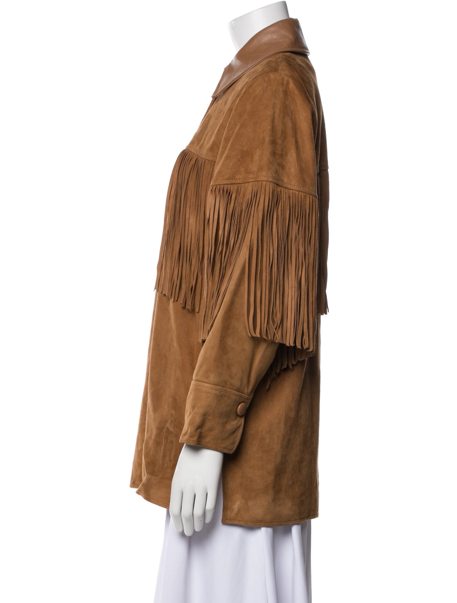 Sandro Suede Striped Utility Jacket