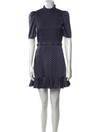 Sandro Polka Dot Print Mini Dress