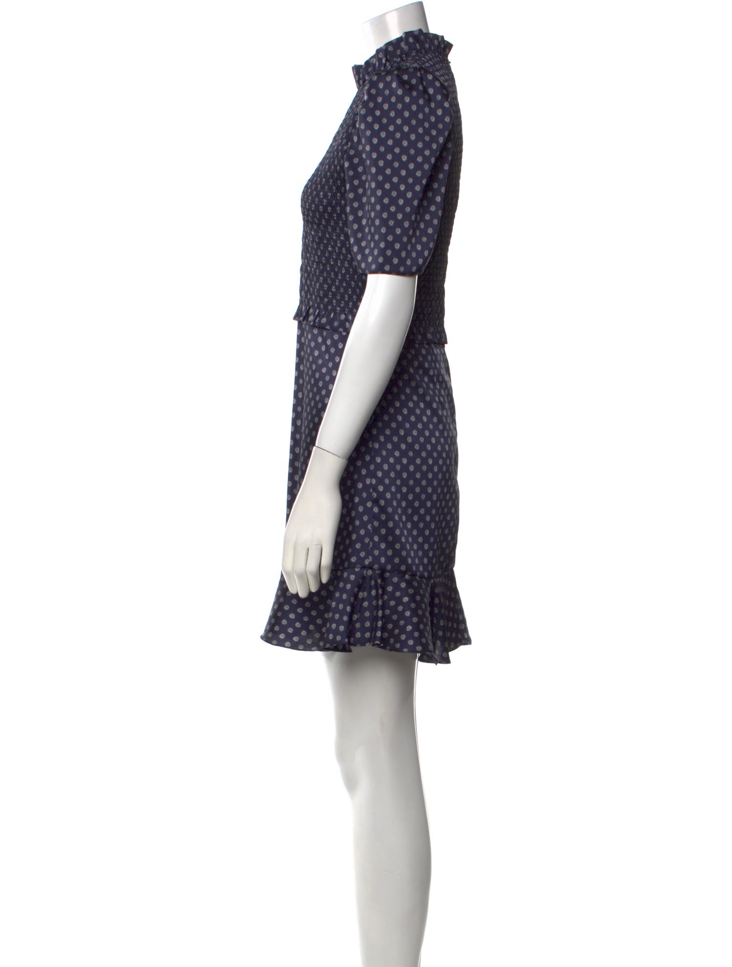 Sandro Polka Dot Print Mini Dress