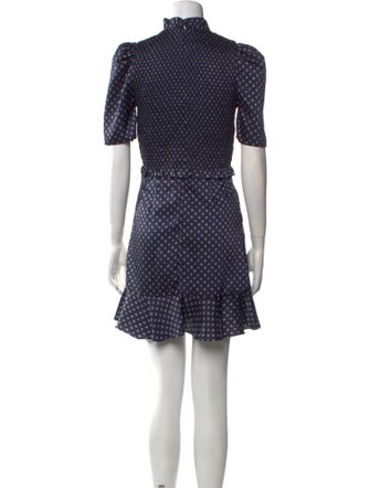 Sandro Polka Dot Print Mini Dress