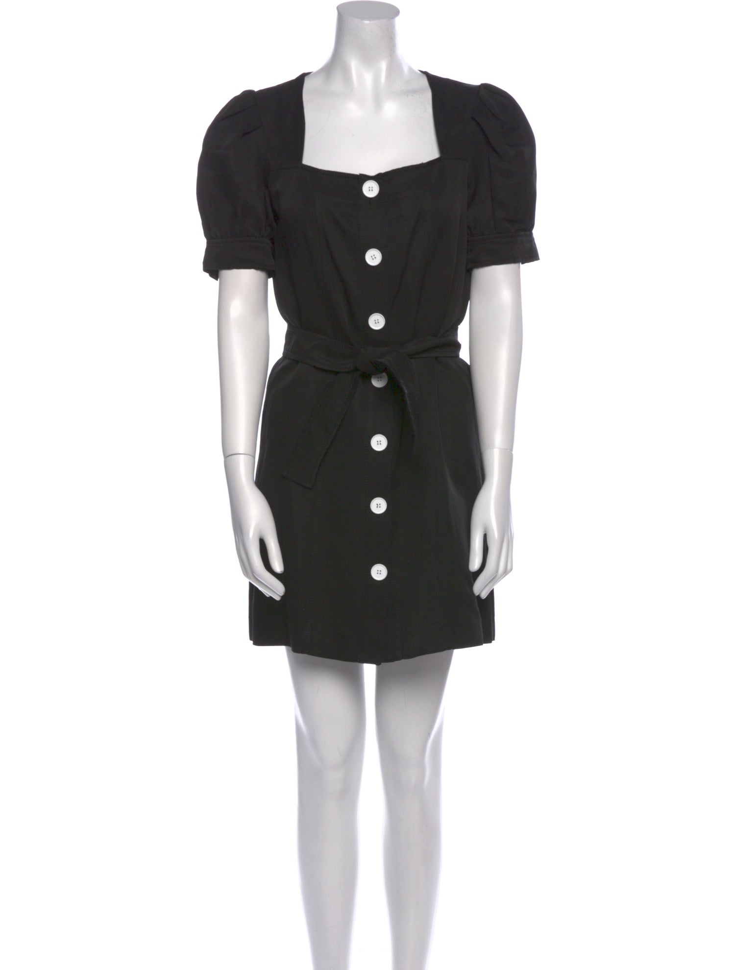 Sandro Square Neckline Mini Dress