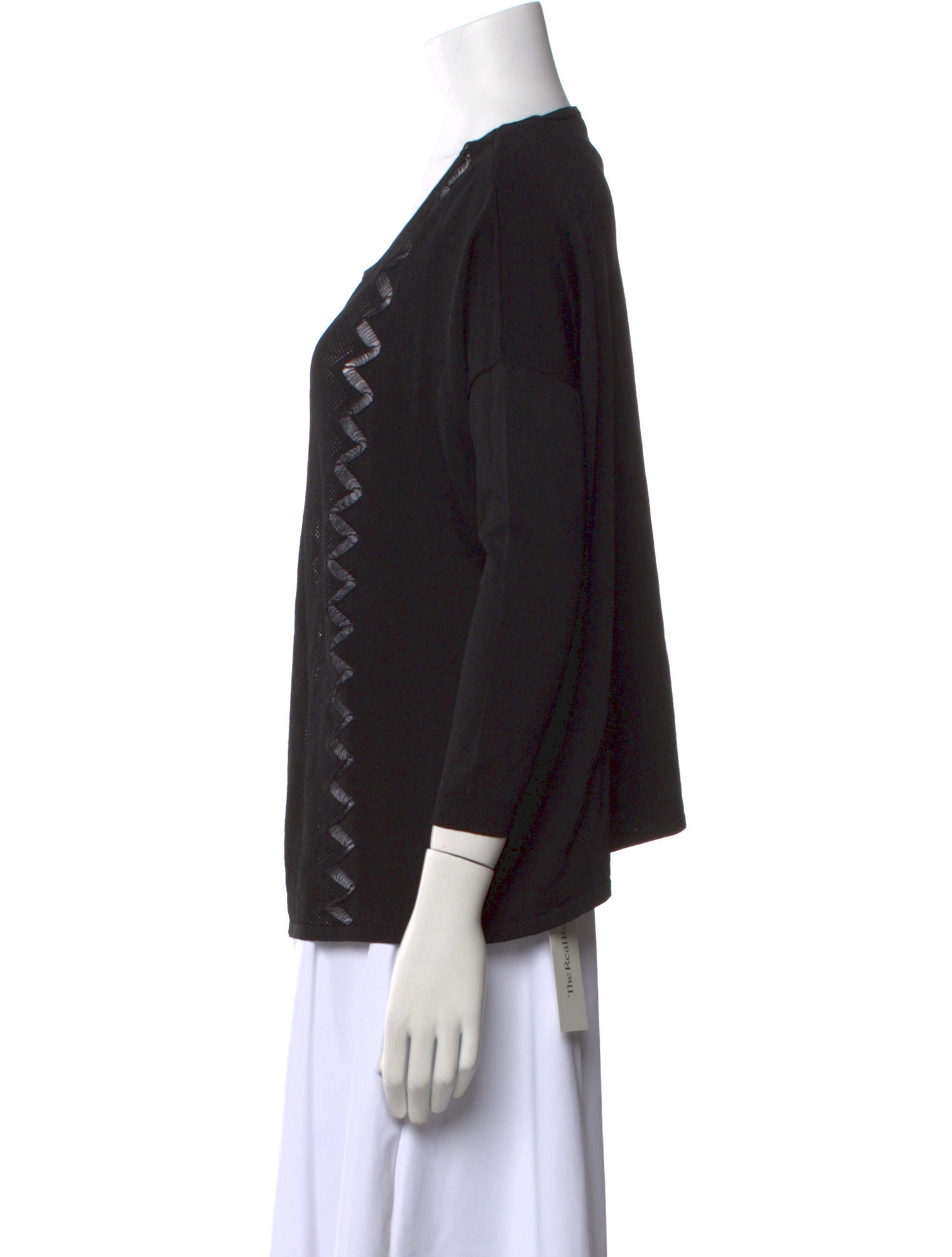 Sandro Scoop Neck Long Sleeve Sweatshirt