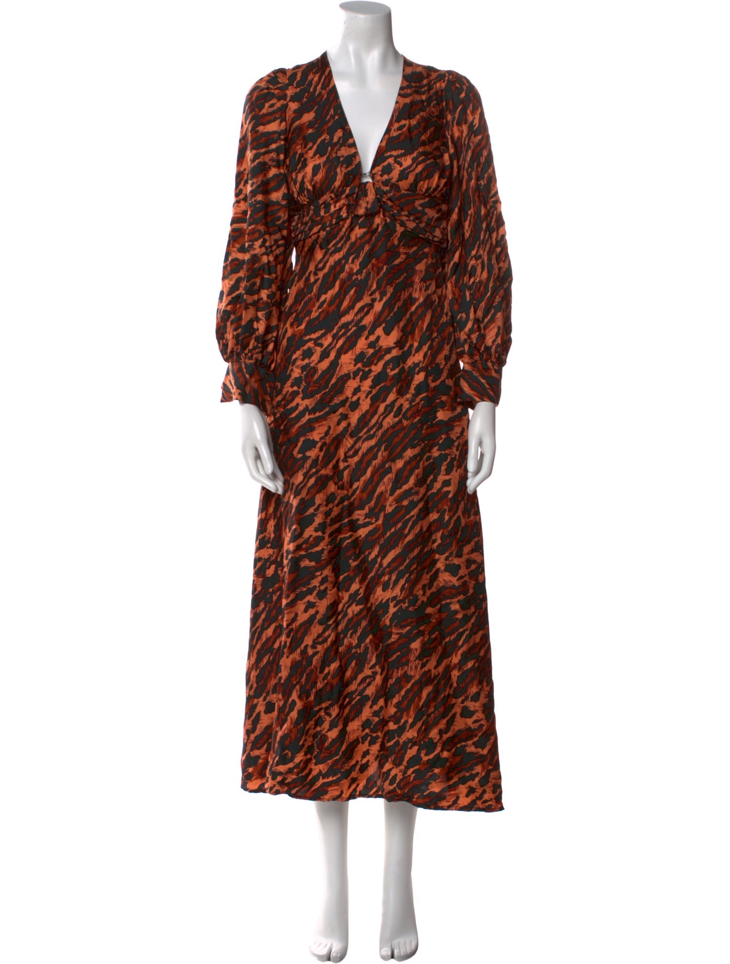 Sandro Silk Midi Length Dress