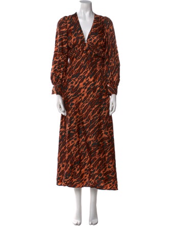 Sandro Silk Midi Length Dress