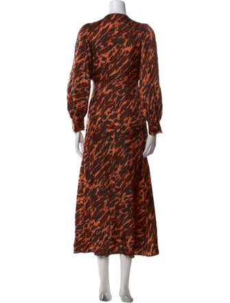 Sandro Silk Midi Length Dress