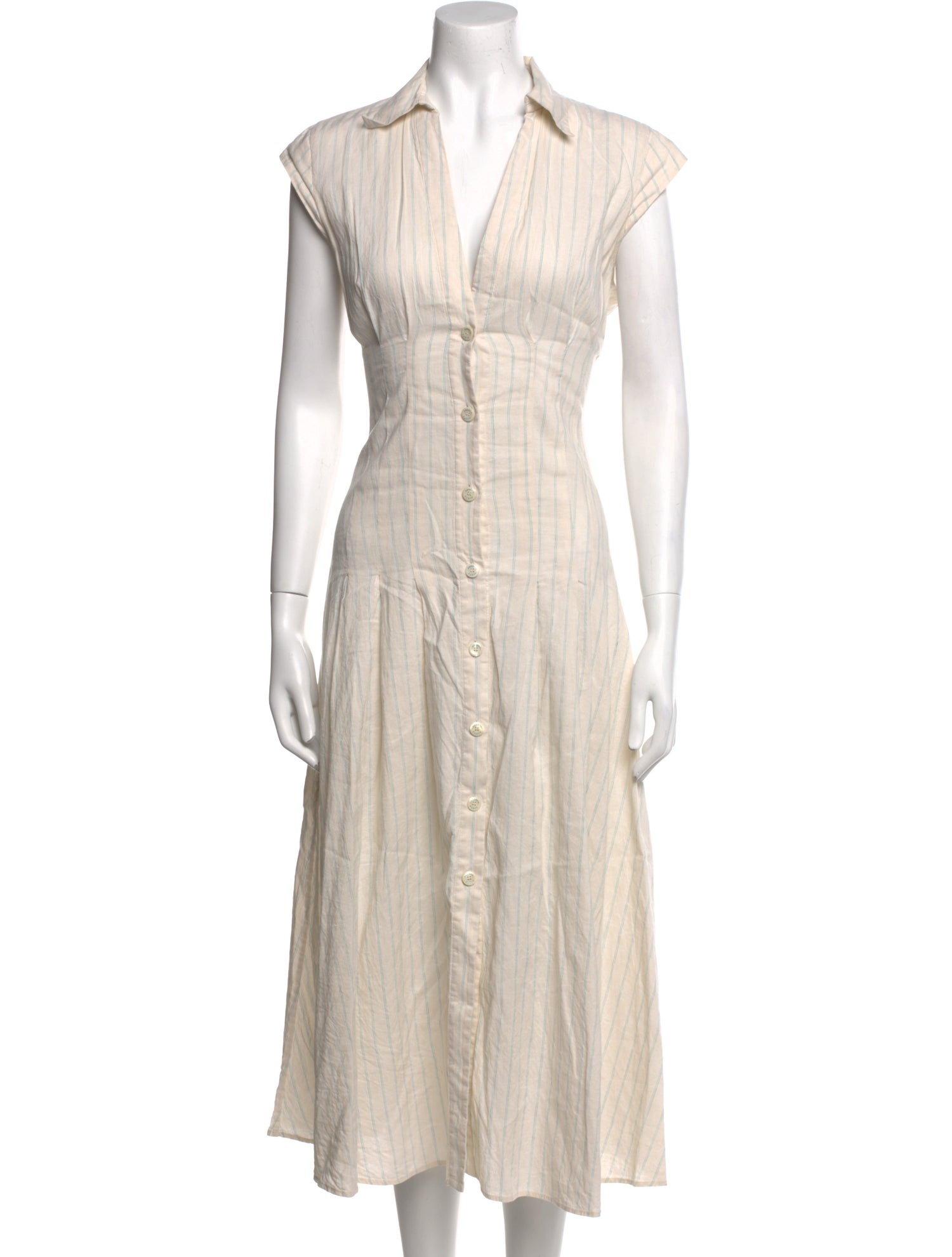 Sandro Linen Long Dress