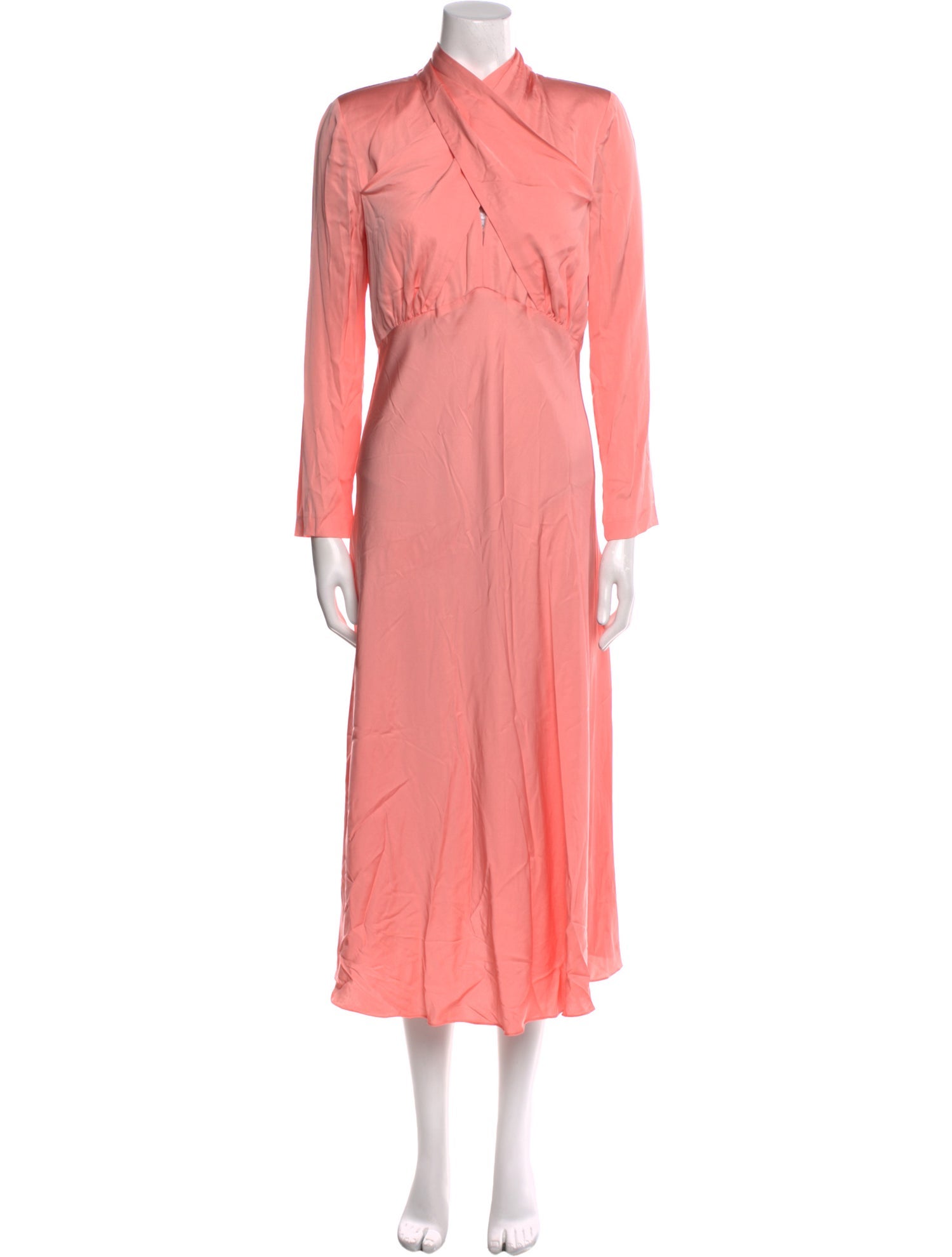 Sandro Mock Neck Long Dress