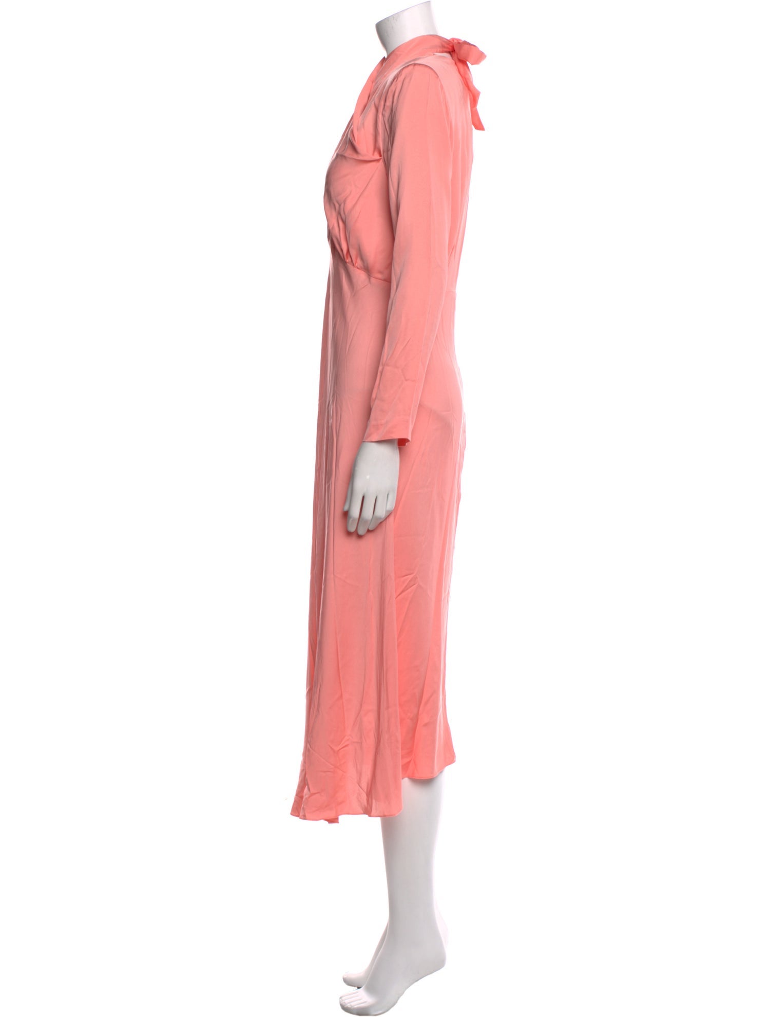 Sandro Mock Neck Long Dress