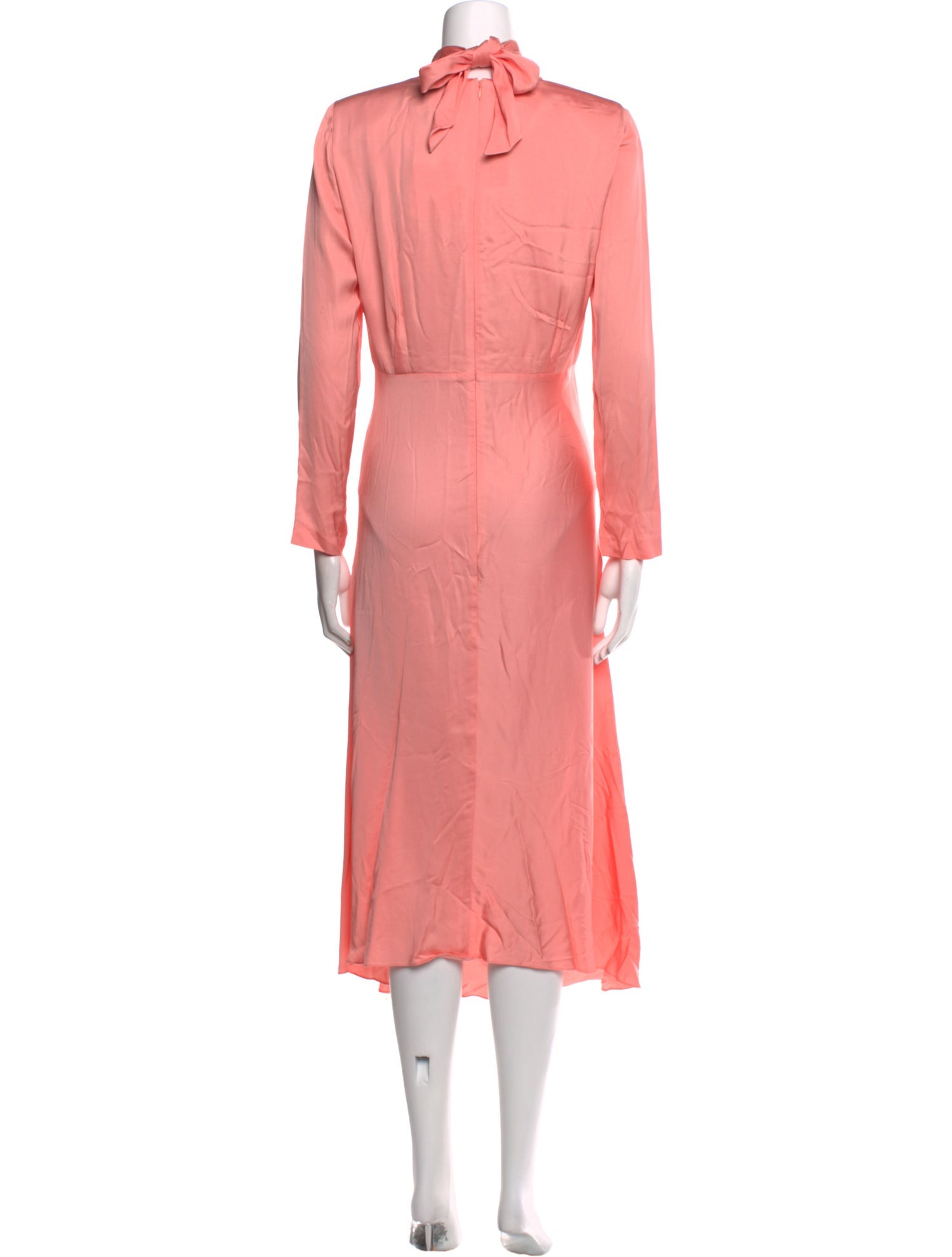 Sandro Mock Neck Long Dress