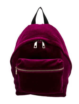 Sandro Velvet Backpack