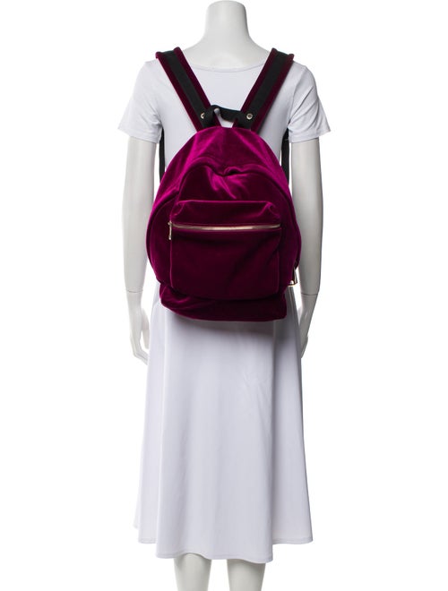 Sandro Velvet Backpack