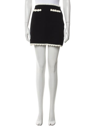 Sandro Studded Accents Mini Skirt
