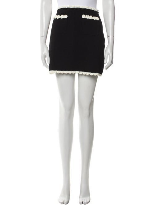 Sandro Studded Accents Mini Skirt