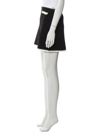 Sandro Studded Accents Mini Skirt