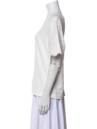 Sandro Bateau Neckline Short Sleeve T-Shirt